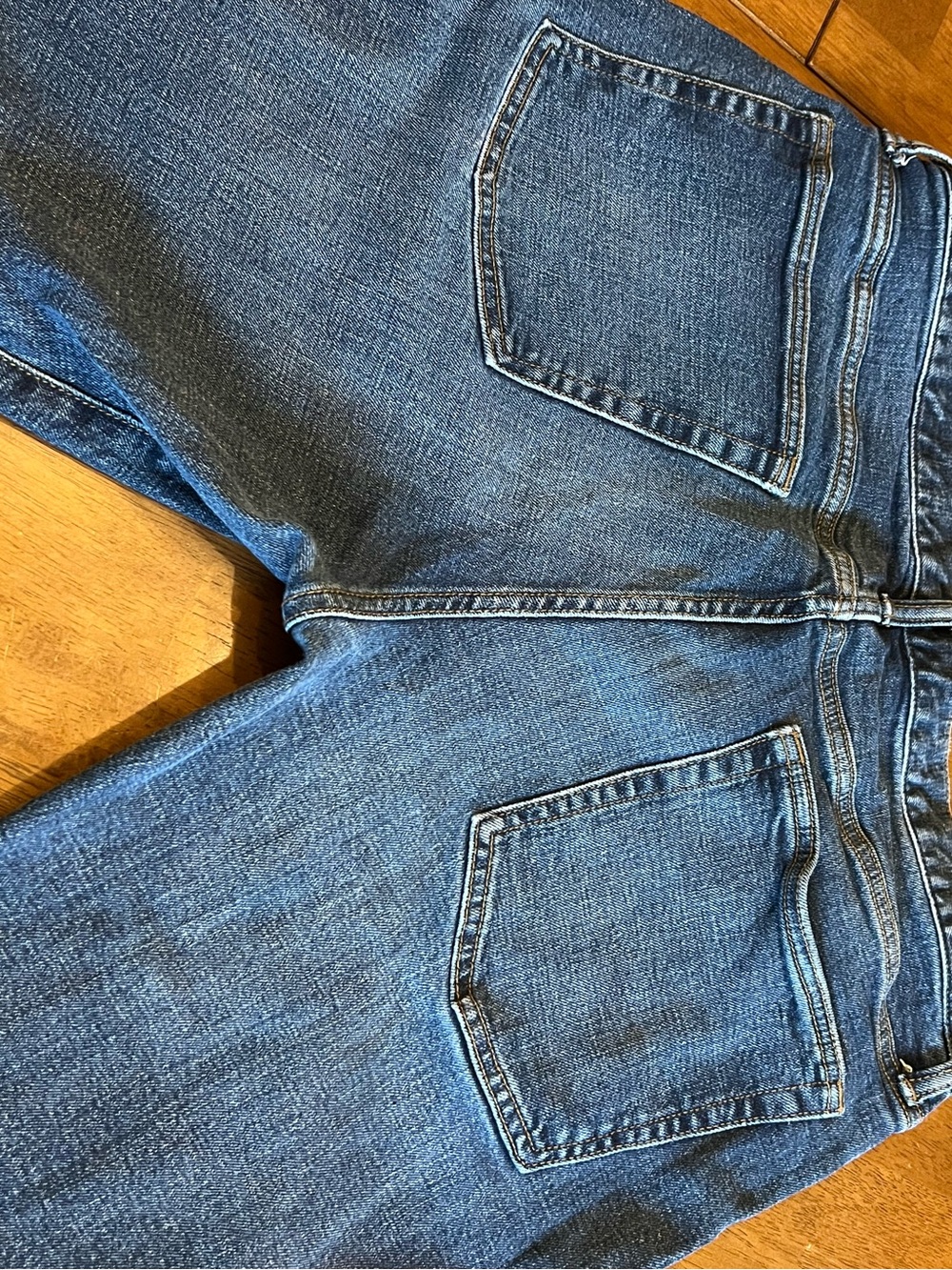 GAP Men's Straight Jeans in Blue Denim